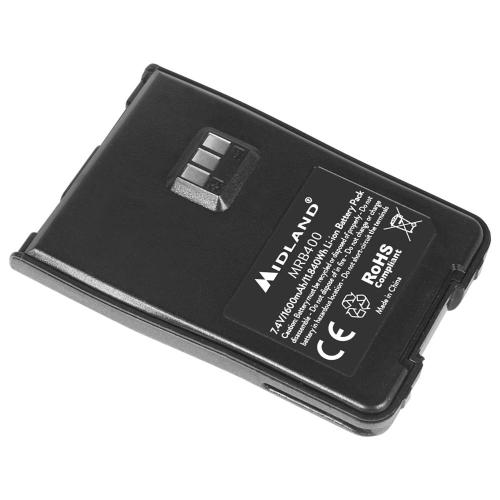 Midland MRB400 Replacement Li-ion Battery Pack for MB400 Two Way Radio